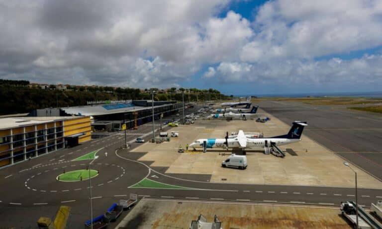 Aeroporto João Paulo II, em Ponta Delgada, Açores. Foto: Visit Ponta Delgada