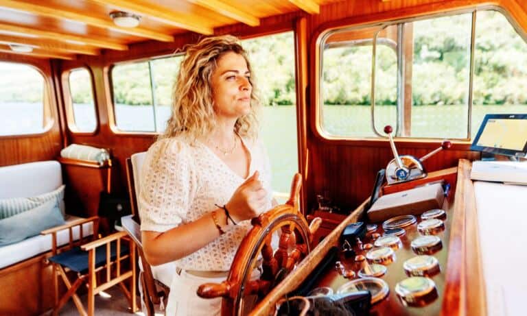 Ana Clara Silva, diretora-geral da Pipadouro, empresa de turismo fluvial de luxo no Douro.