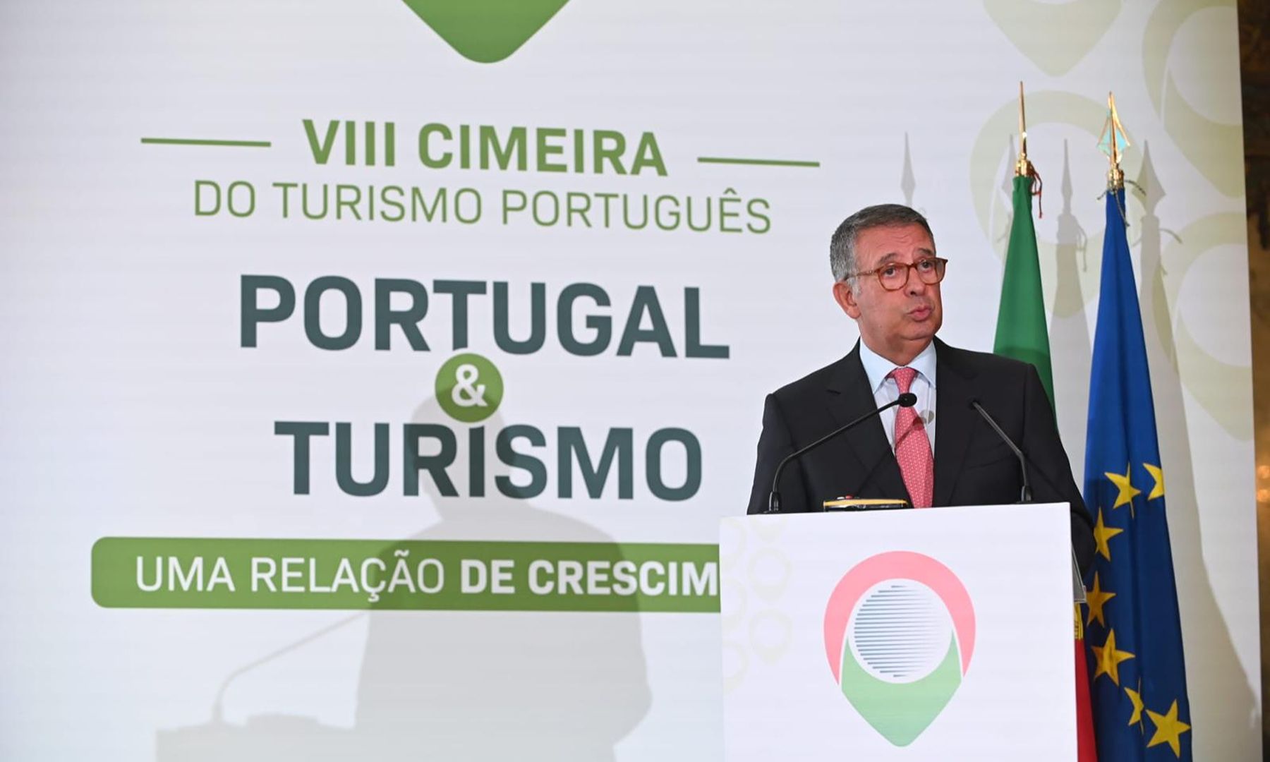 António José Seguro, Presidente da República, na sessão de encerramento da VIII Cimeira do Turismo Português, em Lisboa.