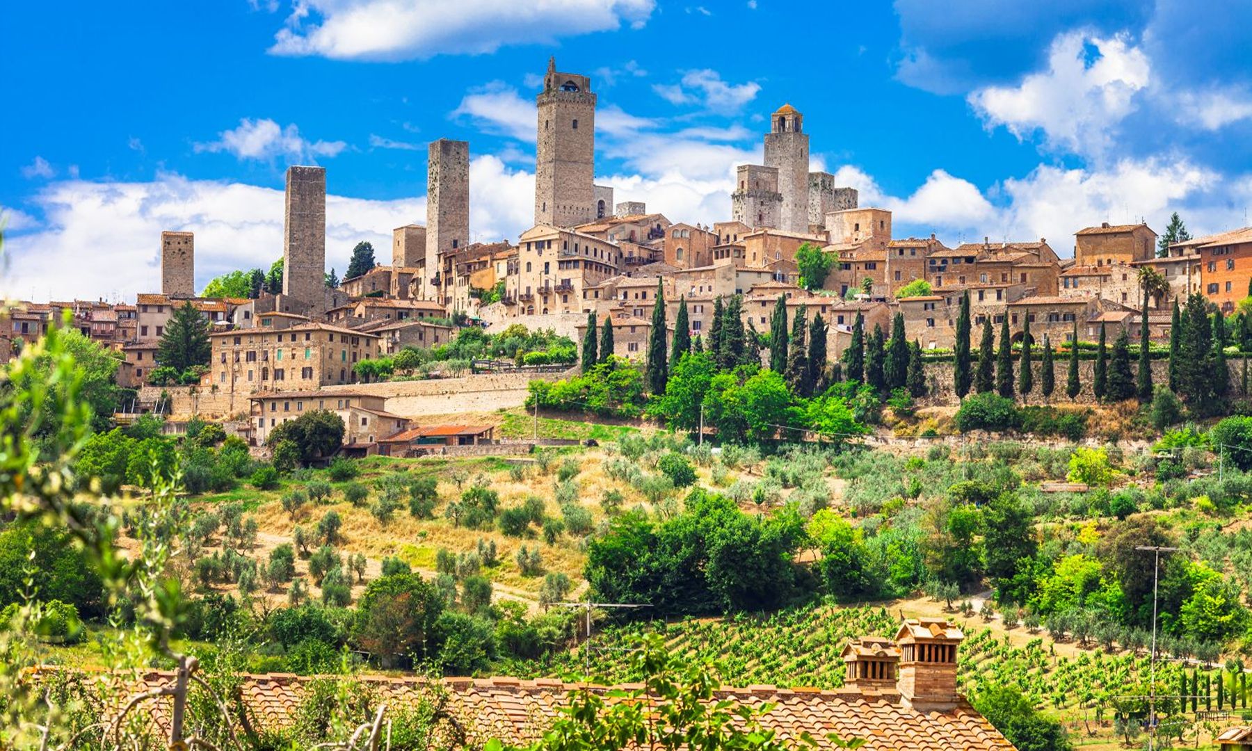 San Gimignano, na Toscânia, em Itália.